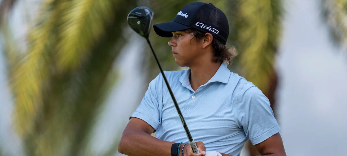 Charlie Woods gets off to rough start in first round of the Junior PGA