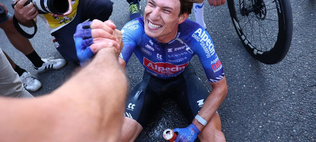Jasper Philipsen ends Tour de France frustration with overdue stage win