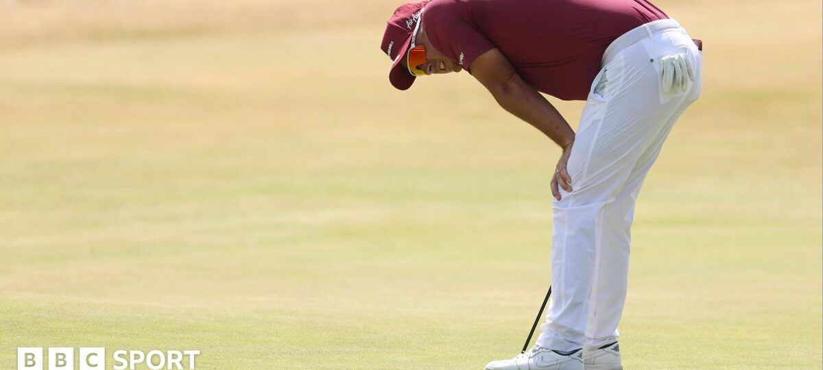 Two record-equalling 62s at The Open - and two different reactions