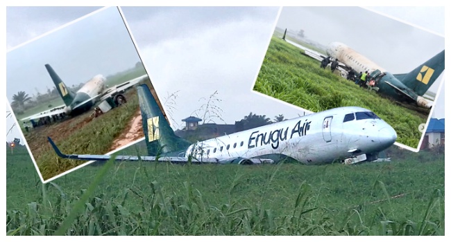 Enugu Air Aircraft Skids Off Runway At Benin Airport