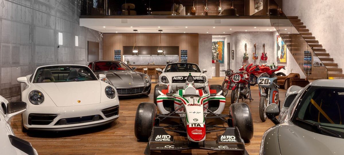 Wealthy collectors are buying condos just for their cars