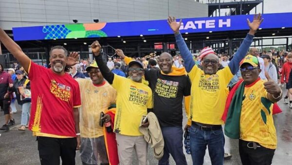 The friends who drove from Ghana to the World Cup
