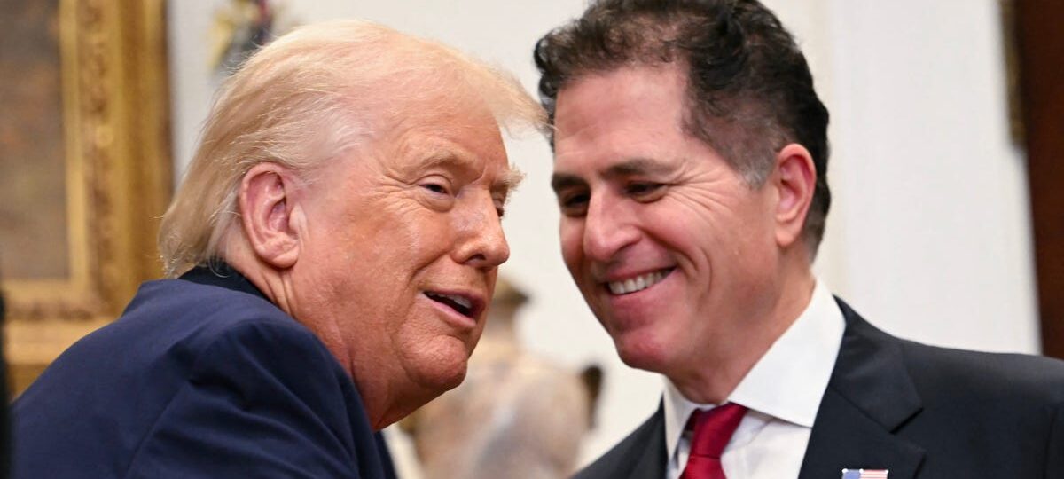 Trump hyped up Michael Dell again after his mega Trump account donation