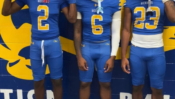 Rickards football lands new uniforms after national contest win