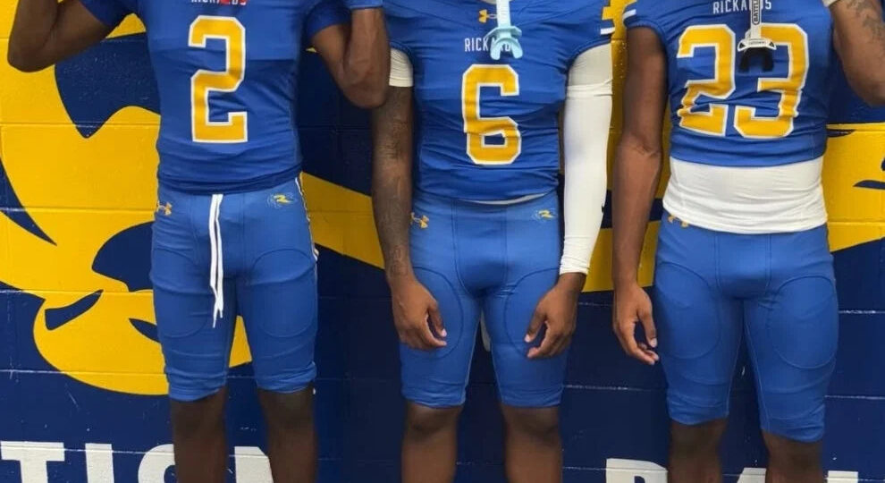 Rickards football lands new uniforms after national contest win