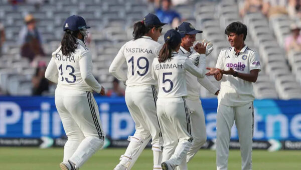 IND vs ENG one-off Test: Smriti Mandhana, Harmanpreet Kaur, Deepti Sharma shine with 50s, but honours even after Day 1