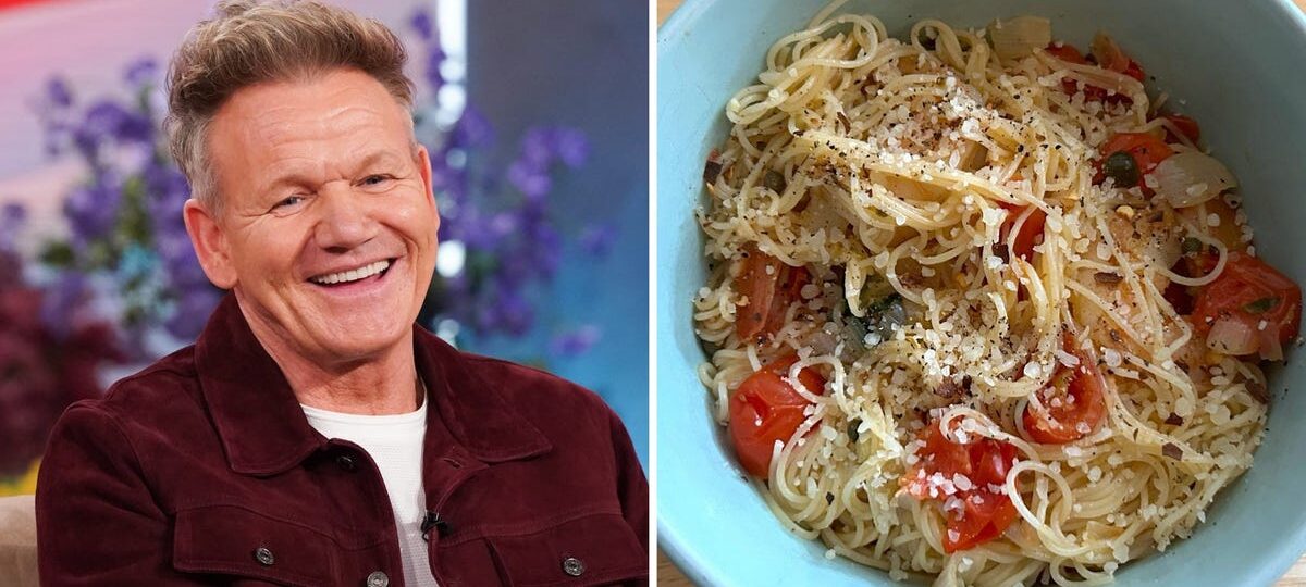 I made Gordon Ramsay's 10-minute pasta. It's the perfect easy dinner for summer.