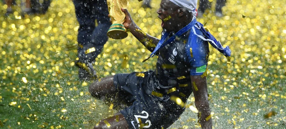 Benjamin Mendy has auctioned off his 2018 World Cup winners’ trophy