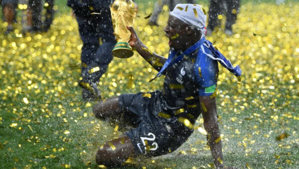 Benjamin Mendy has auctioned off his 2018 World Cup winners’ trophy