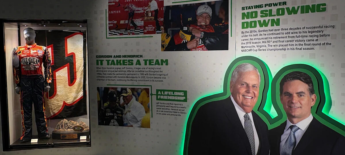 Jeff Gordon exhibit opens at IMS Museum, a first for a NASCAR driver