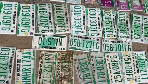 Police recover fake official number plates bearing ‘Presidency’, ‘Senator’, others in Abuja