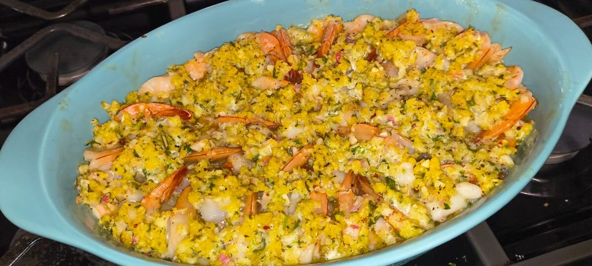 I tried Ina Garten’s easy baked shrimp scampi. The dish came together in a few simple steps, but tasted gourmet.