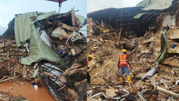 Students Feared Trapped As Private Hostel Near Oko Polytechnic Collapses