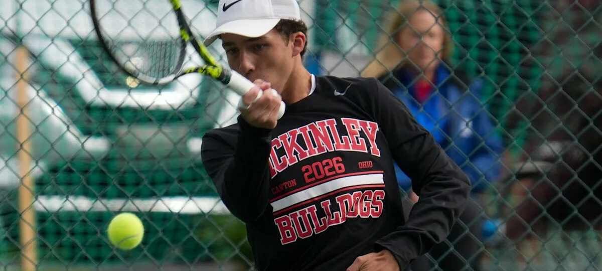 Elijah Corrin is Stark County Boys Tennis Player of the Year