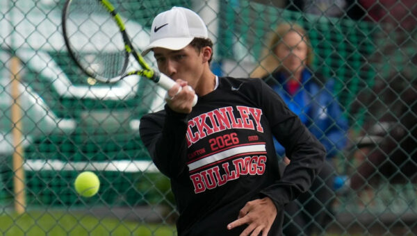 Elijah Corrin is Stark County Boys Tennis Player of the Year