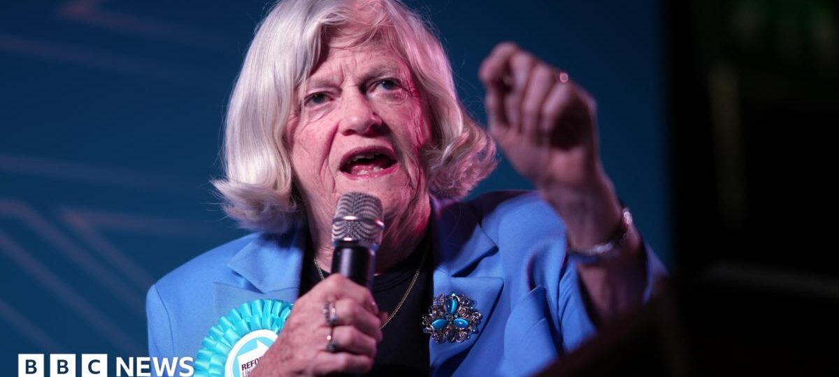 Man arrested on suspicion of murder of Ann Widdecombe, police say