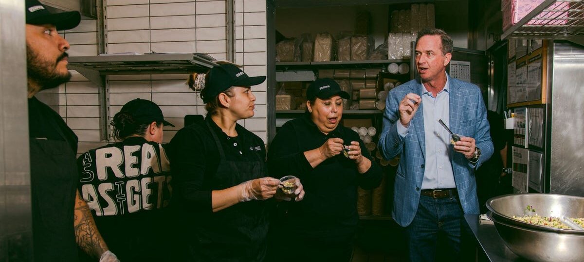 The Chipotle COO's job involves taste-testing guacamole. He has a simple hack for finding your dream job.