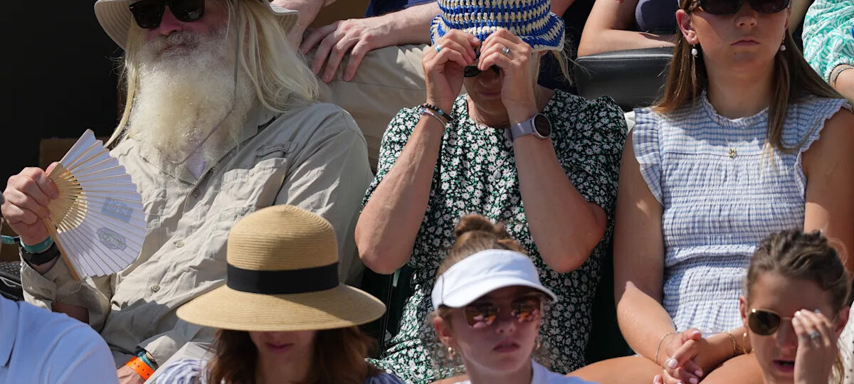 German player disqualified from Wimbledon’s junior tournament for throwing racket into the stands