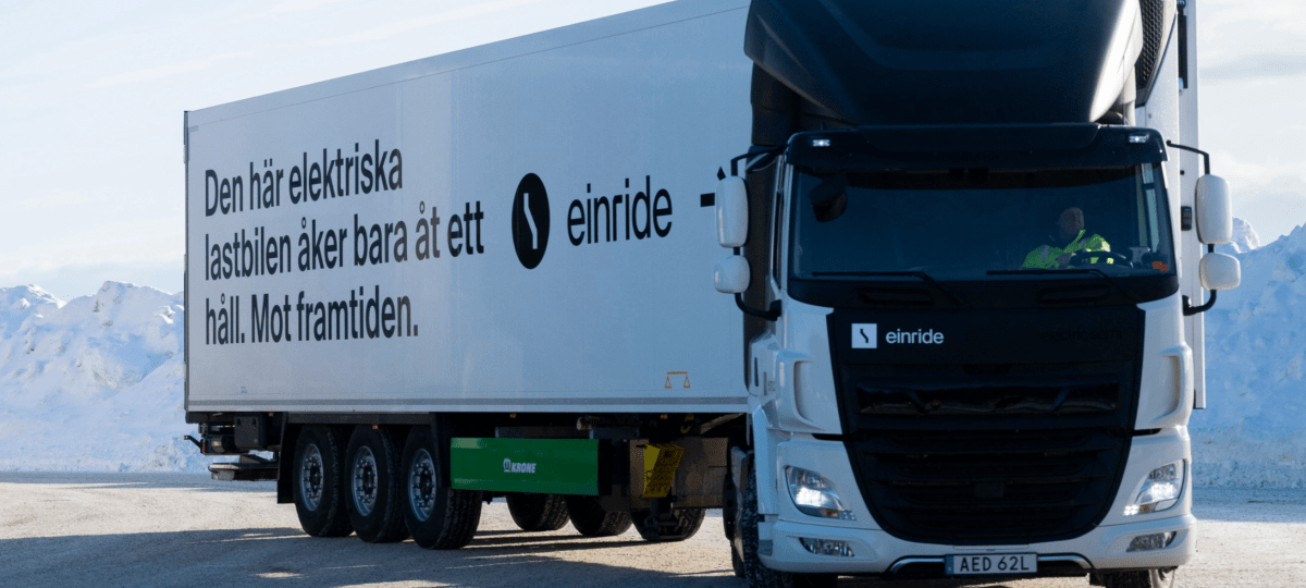 Einride bets $38M on EV charging as it scales electric trucking