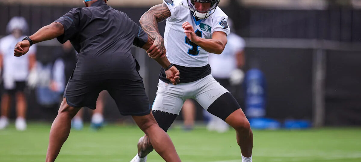 Panthers HC Dave Canales is asked about increasing WR Tetairoa McMillan's slot usage