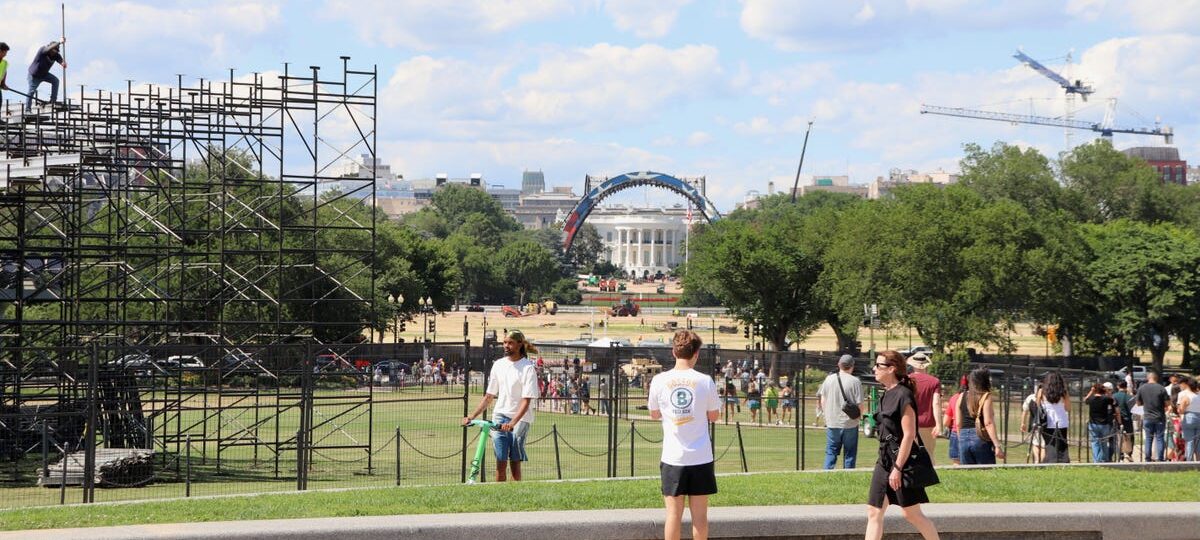 I visited Washington, DC, for the first time. The capital felt like one big construction site.