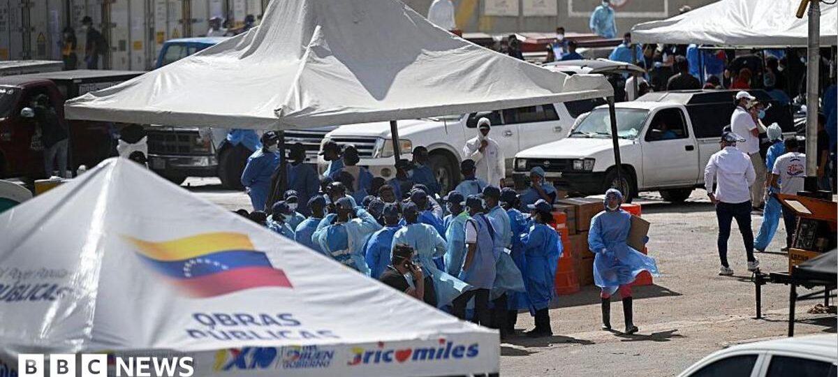Anguished families left to identify Venezuela quake victims at makeshift morgue