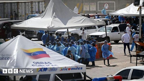 Anguished families left to identify Venezuela quake victims at makeshift morgue