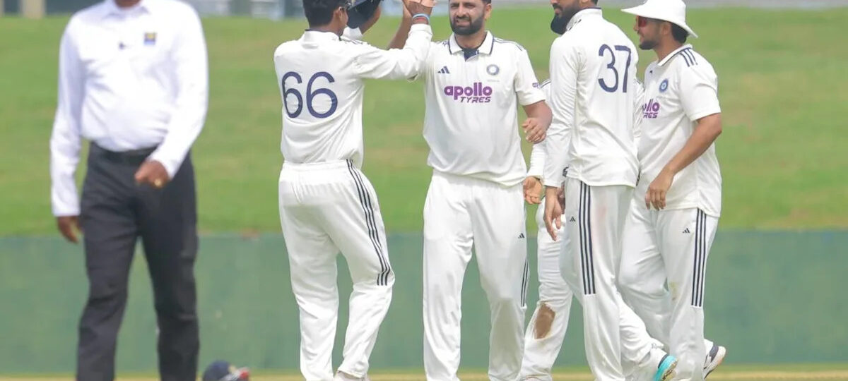 Second unofficial Test: Yash Thakur, Saransh Jain strike twice, but Sahan Arachchige keeps India A at bay