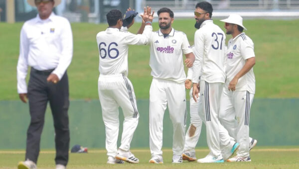 Second unofficial Test: Yash Thakur, Saransh Jain strike twice, but Sahan Arachchige keeps India A at bay