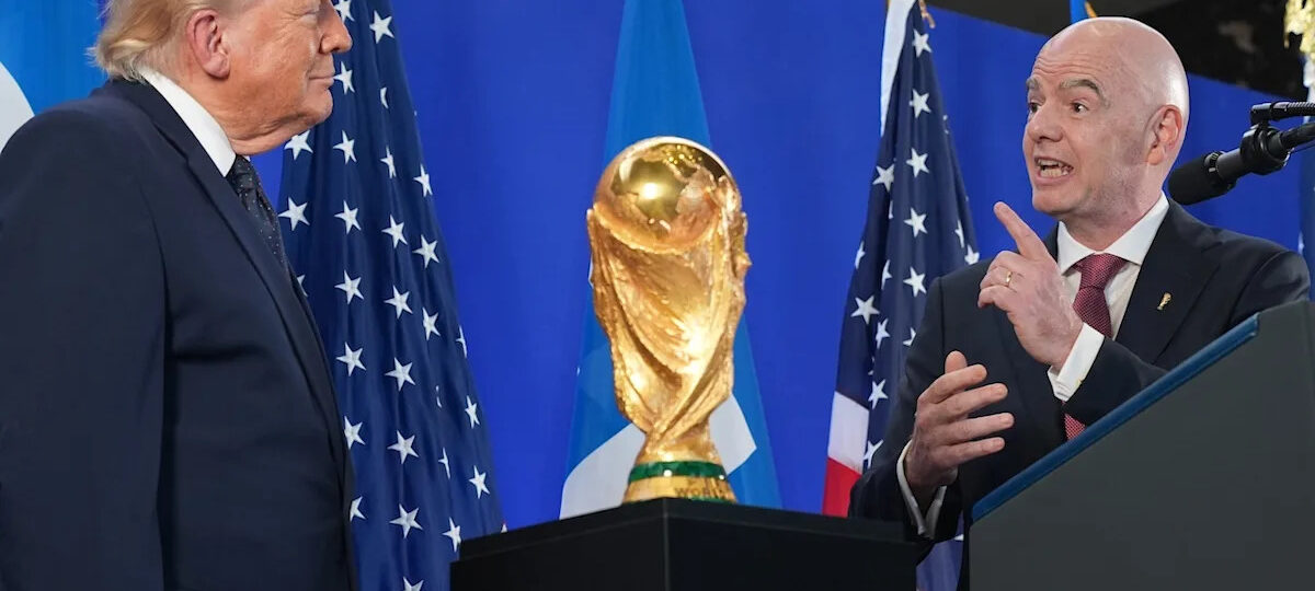 Is Trump the first president to attend a World Cup final?
