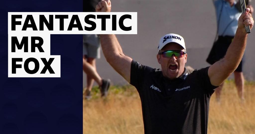 'What a way to take it' - best of Fox's winning final round at The Open