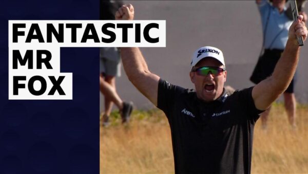 ‘What a way to take it’ – best of Fox’s winning final round at The Open