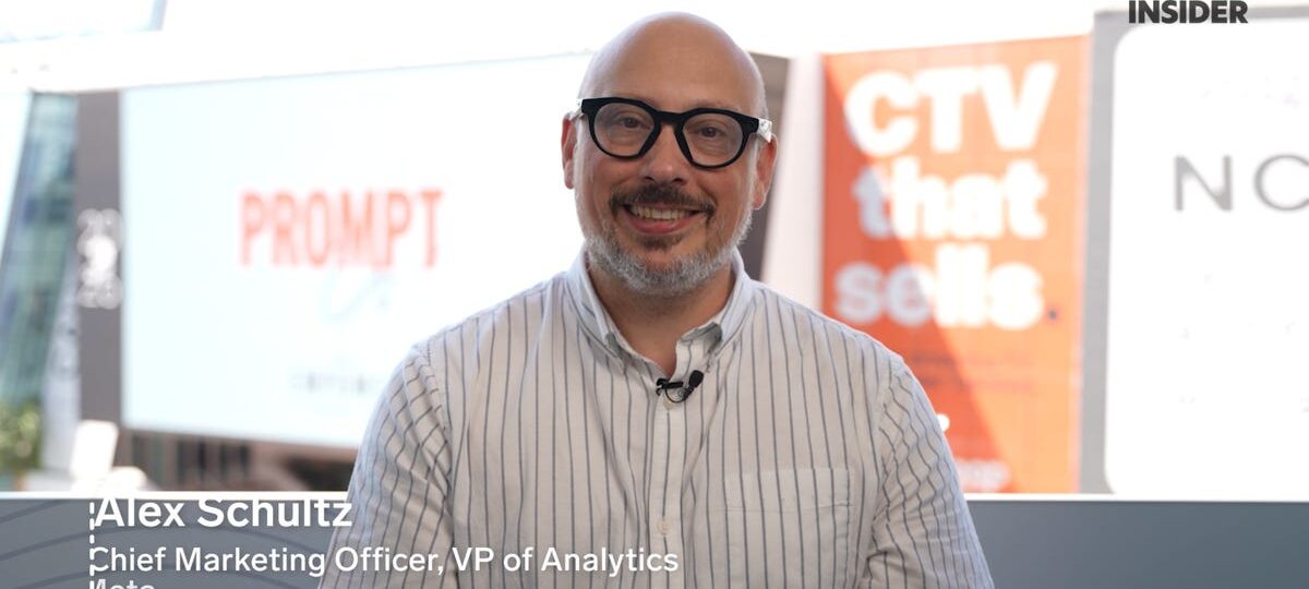 CMOs need to show results, but they also need inspire their brand and teams, says Meta's Alex Schultz