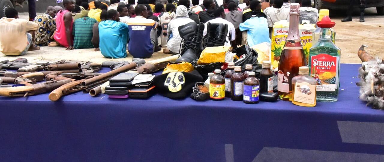Lagos: Police arrest 135 suspected cultists, recover 26 firearms in coordinated raids