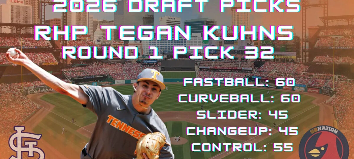 St. Louis Cardinals 2026 Draft Pick: 1-32 (CMP A) RHP Tegan Kuhns