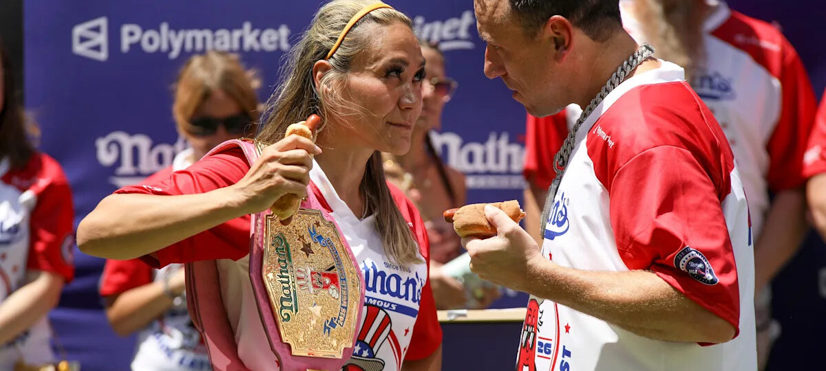 Hot dog eating champs seek to repeat in Nathan’s Famous contest