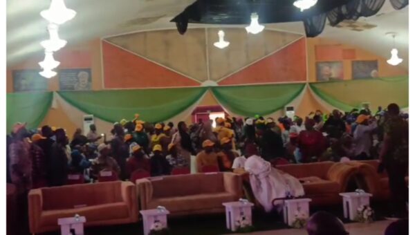 Fistfigh averted at Osun guber INEC stakeholders meeting (Video)