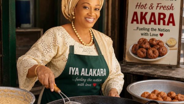 Tinubu media center releases AI image of First Lady as akara seller