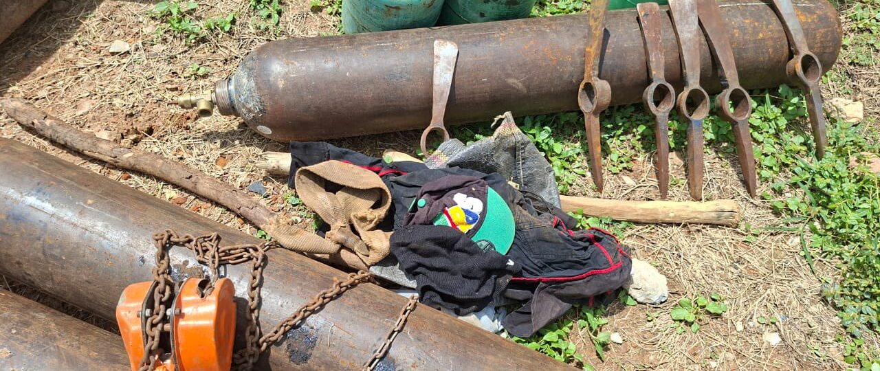 Police arrest suspects, recover 285 vandalized pipelines in Adamawa [PHOTO]