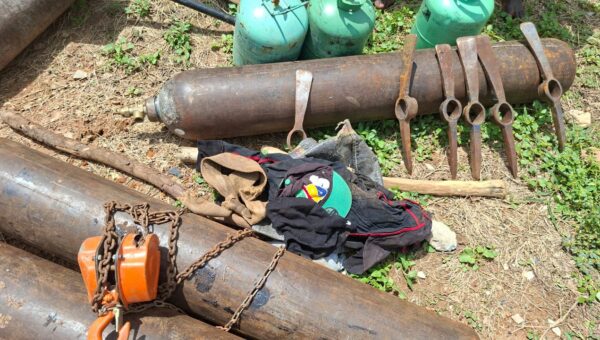 Police arrest suspects, recover 285 vandalized pipelines in Adamawa [PHOTO]