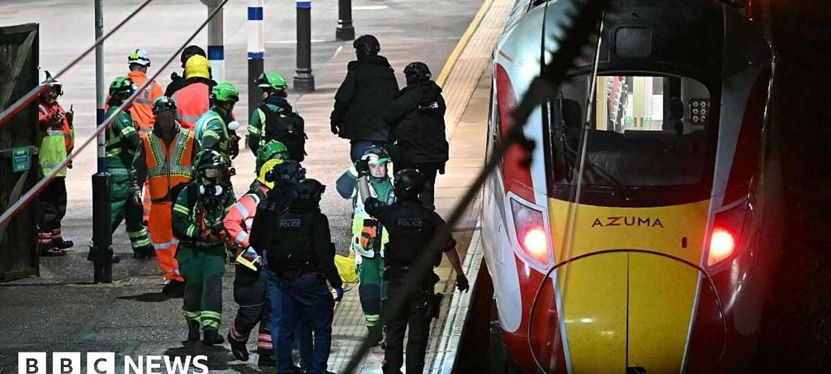 Man denies attempted murder of 10 people on train near Huntingdon