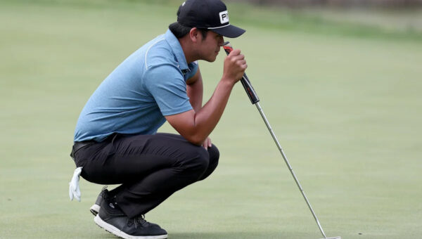 More than 8,000 miles from home, golfer plays his way into the Rocket