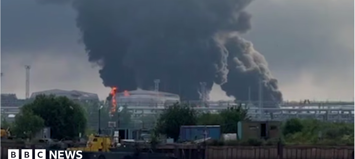 Ukraine hits major oil terminal in Russia’s St Petersburg