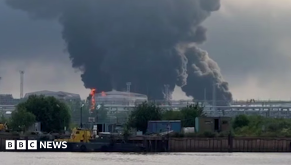 Ukraine hits major oil terminal in Russia's St Petersburg