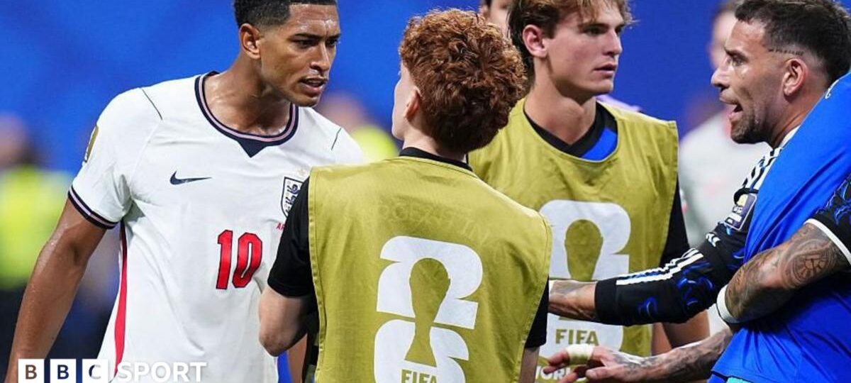 Bellingham slapped Argentina substitute after England exit