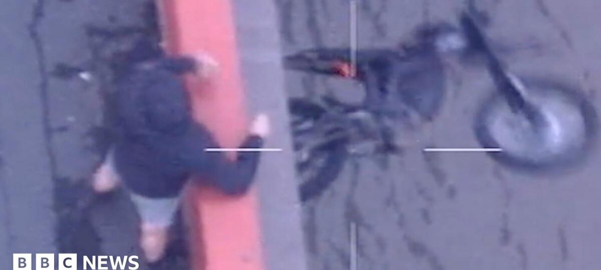 Man pulls wheelies then throws electric motorbike off bridge after police chase