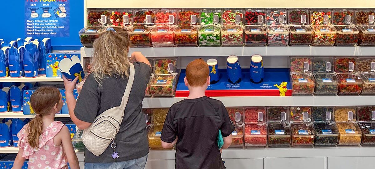 Haribo is using mystery bags and pick-and-mix walls to turn its first US stores into Instagrammable marketing machines