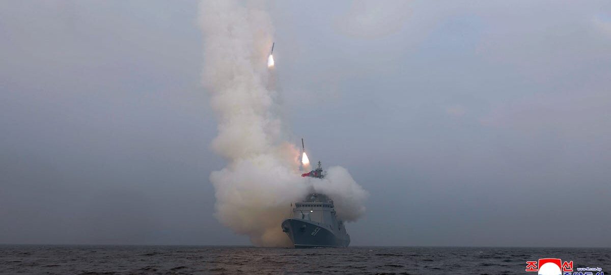 A year after a disastrous maiden launch, North Korea's new destroyer is up and firing its guns