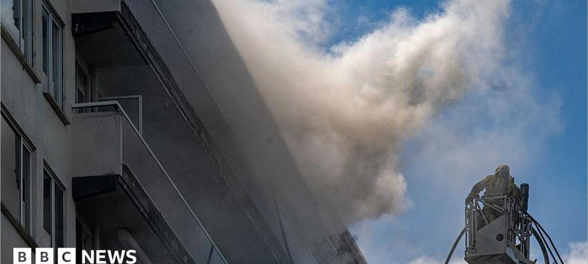 At least five killed in fire at Antwerp apartment block, say police