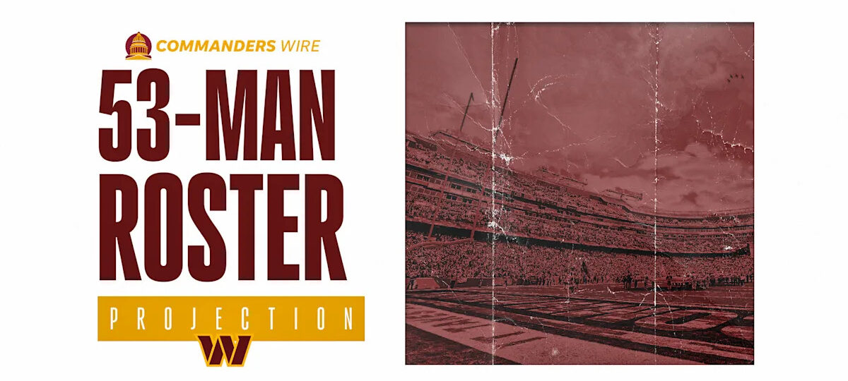 Commanders' pre-training camp 53-man roster projection